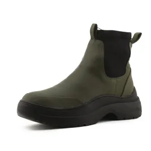 Pull & Bear Stretchable Chelsea Ankle Boots | 100% Authentic Leather