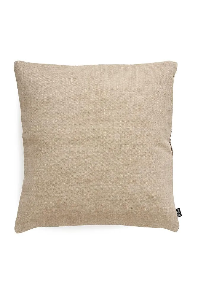 Raffia Pillows and Cushions "Ipanema" in Ocre & Brown Colors