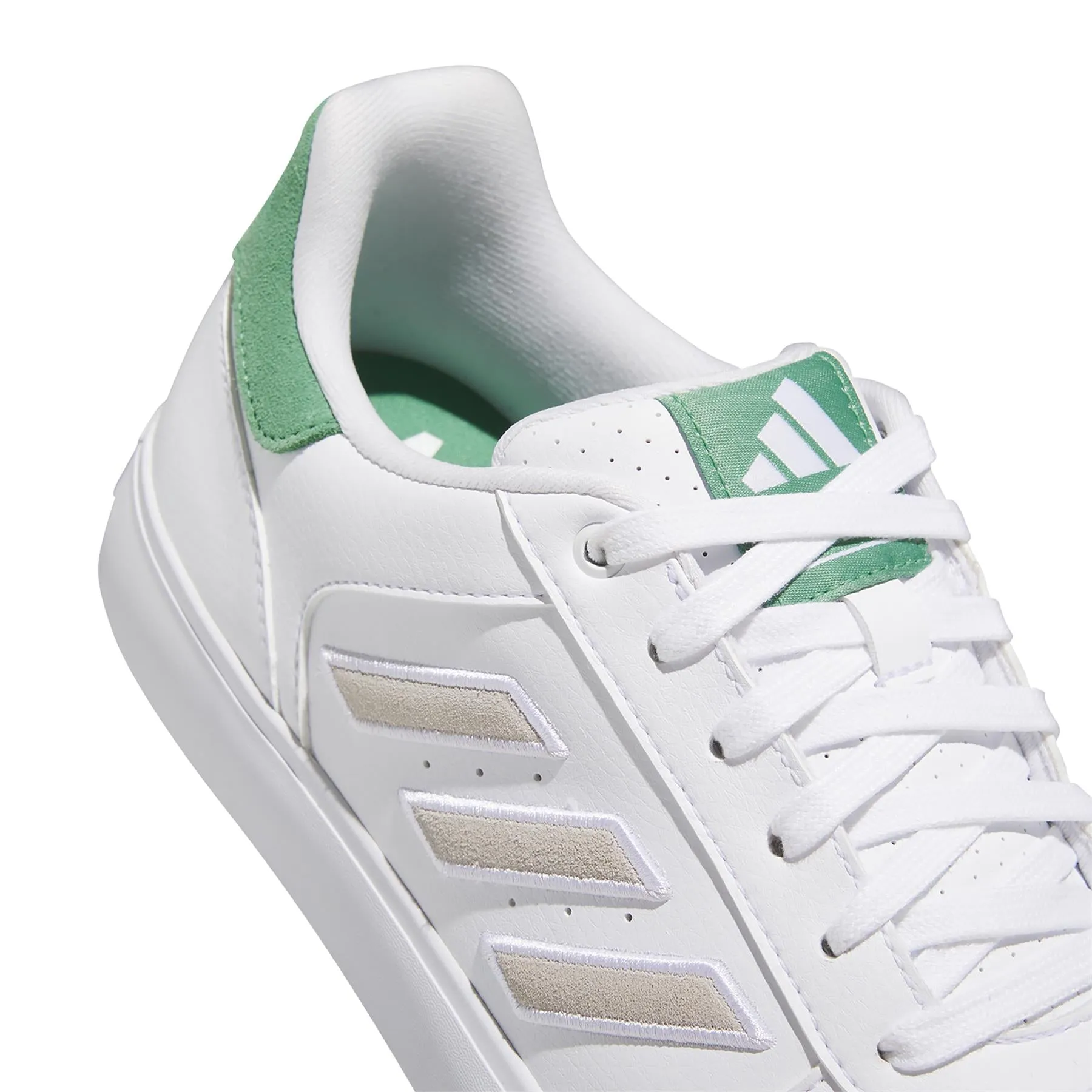 Retrocross 24 Spikeless Golf Shoes White/White/Green - 2025