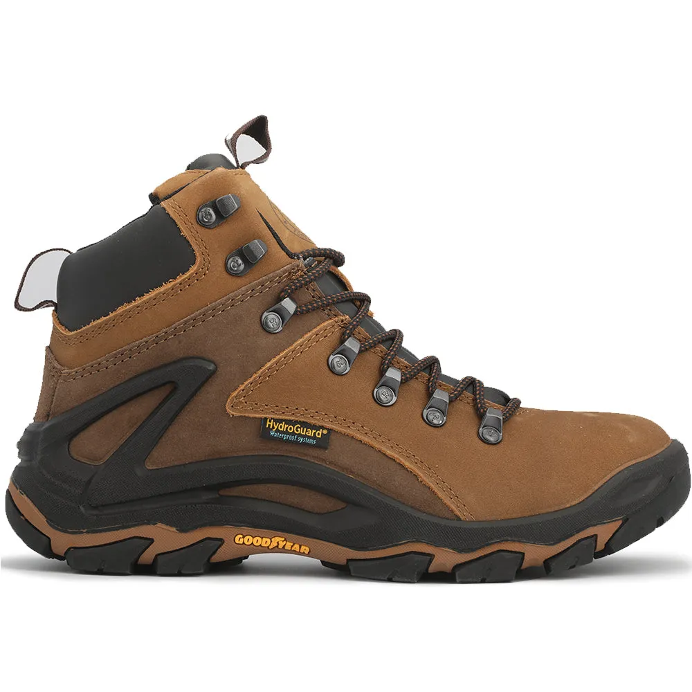 ROCKROOSTER Farland Brown 6 Inch Waterproof hiking shoes KS257