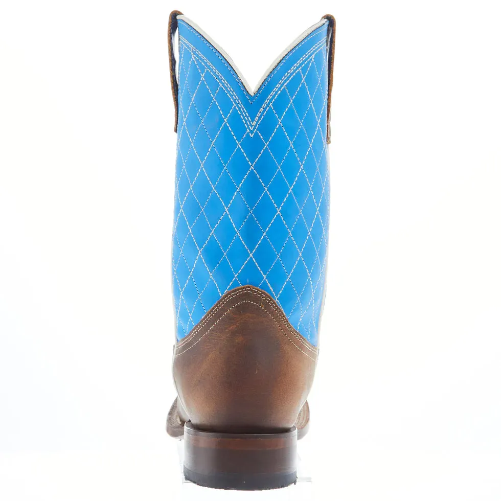 Roper Big Kids Crisscross Blue/Brown Boots (09-119-9991-0164)