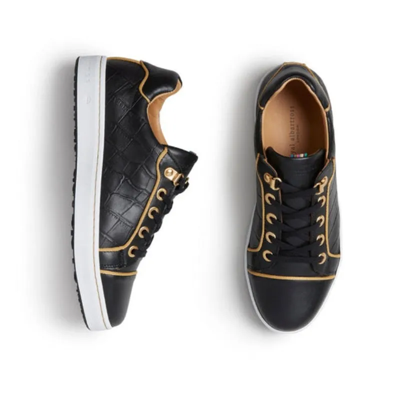 Royal Albartross Buckingham Shoe - Black/Gold