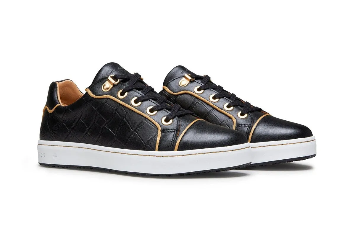 Royal Albartross Buckingham Shoe - Black/Gold