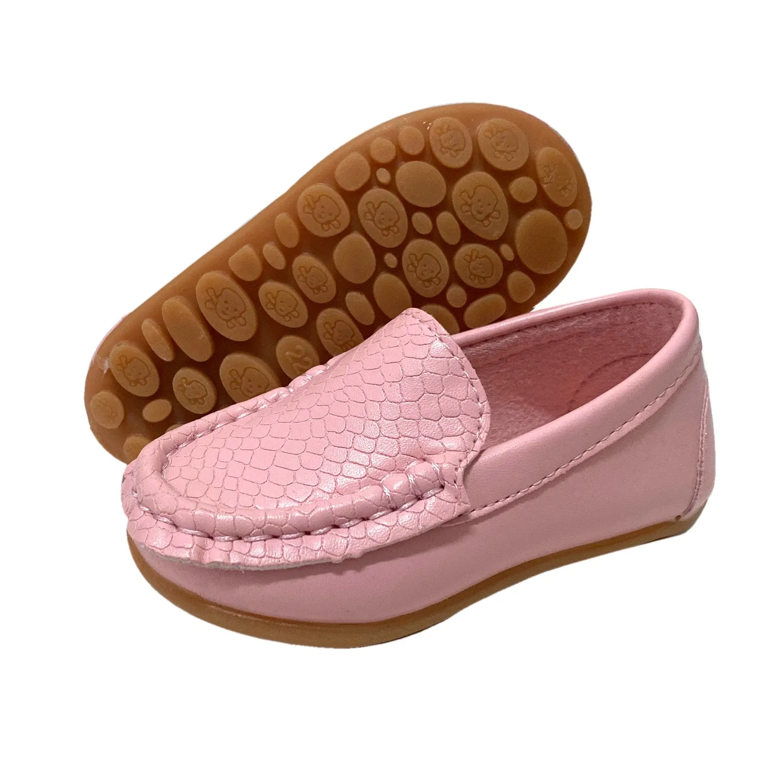 S168 Moccasin Softee Pink (EU21-30)