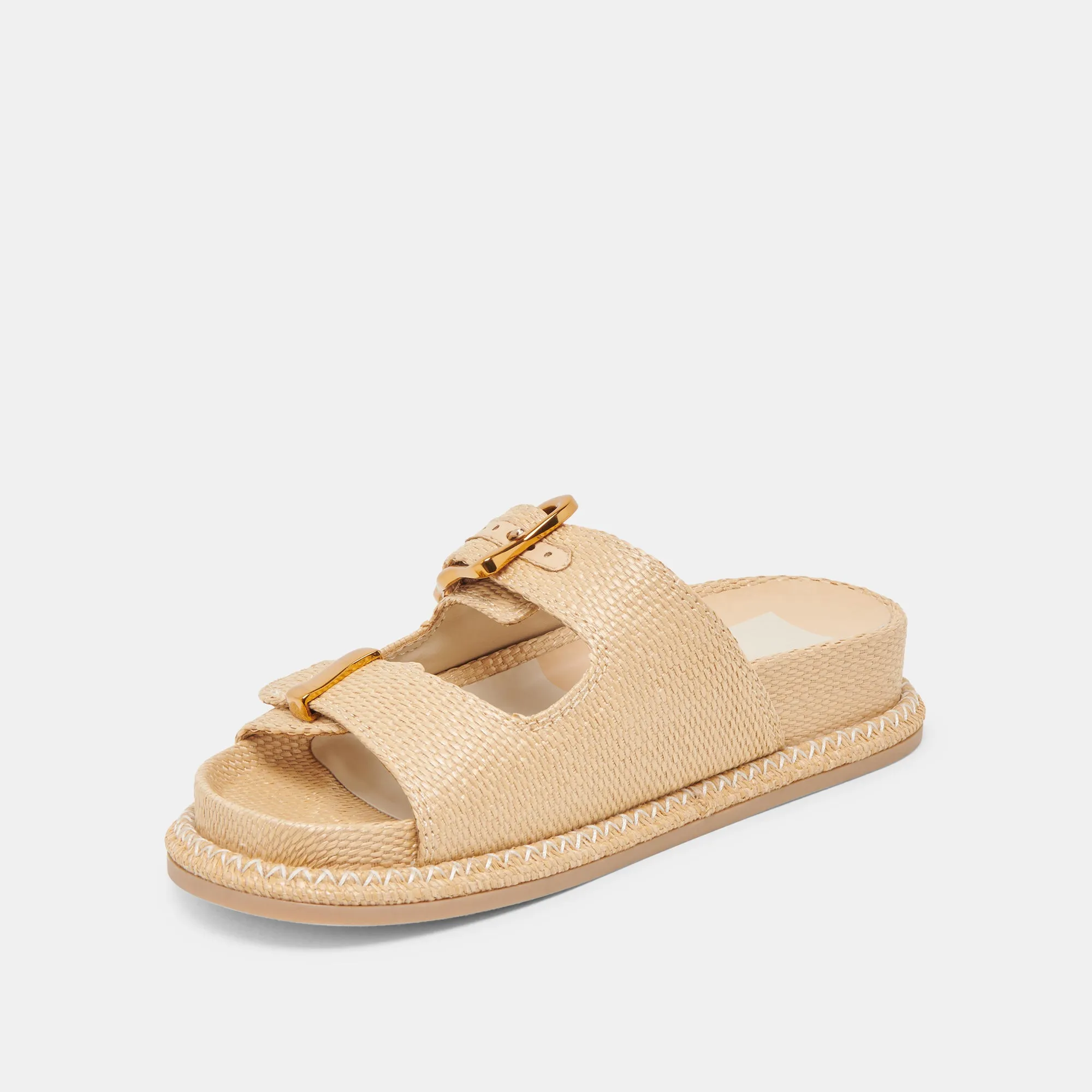 SEVANA SANDALS LT NATURAL RAFFIA