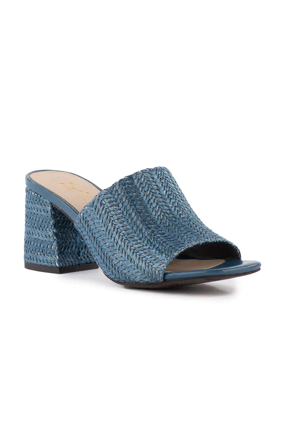 Seychelles Adapt Heels In Indigo Raffia