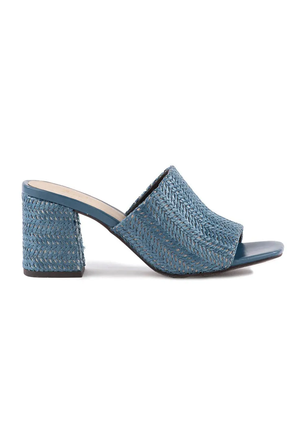 Seychelles Adapt Heels In Indigo Raffia