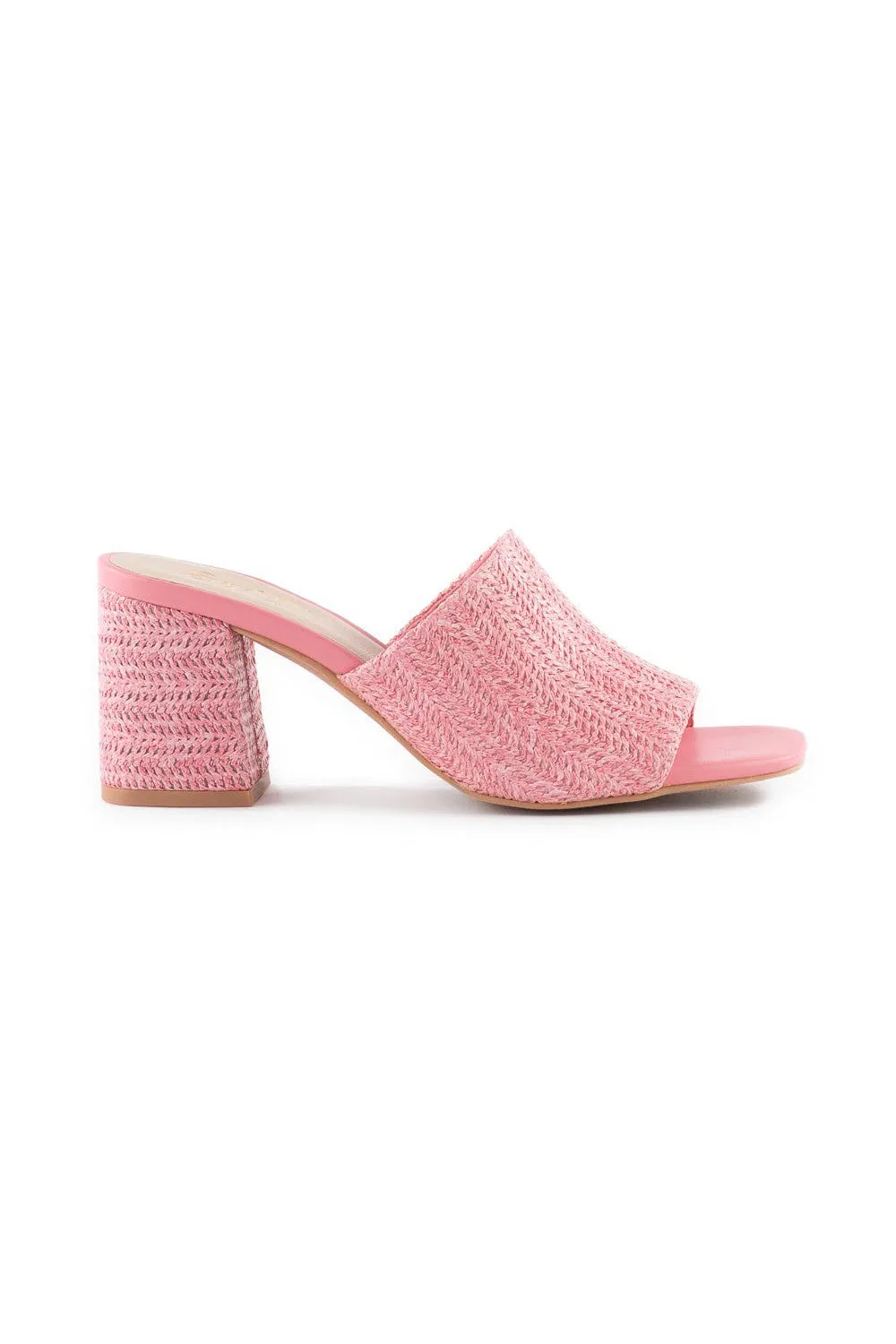 Seychelles Adapt Sandals in Raffia Pink