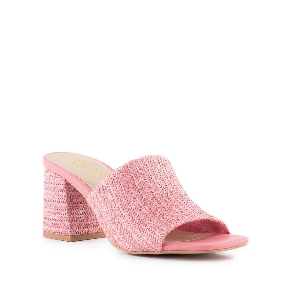 Seychelles Adapt Sandals in Raffia Pink