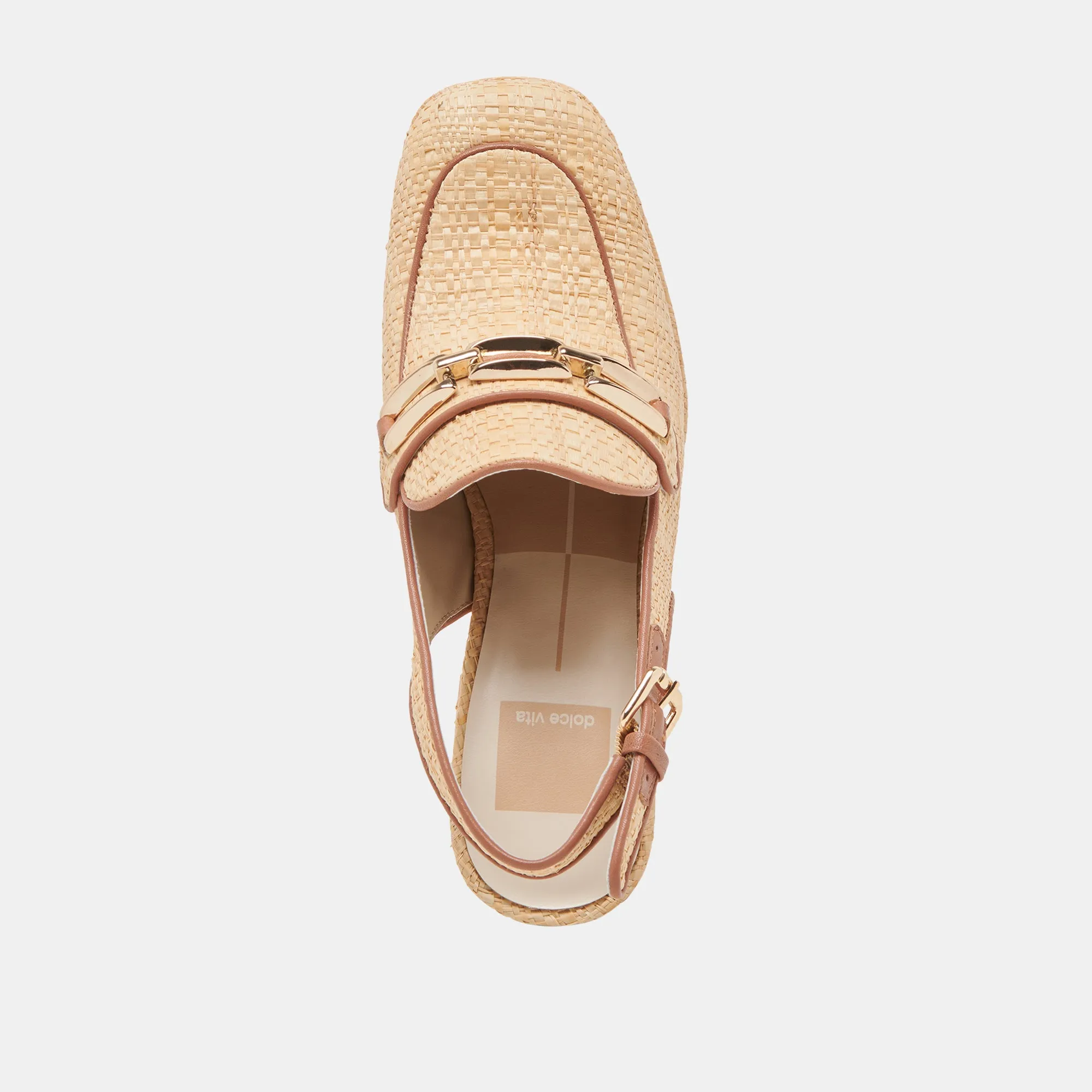 SIRUS HEELS LT NATURAL RAFFIA