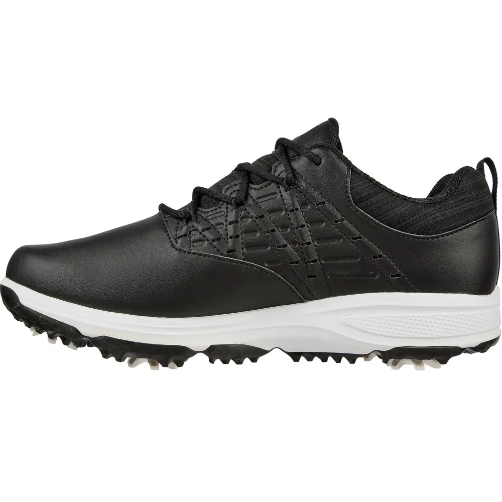 Skechers Go Golf Pro 2 Ladies Spiked Waterproof Shoes - Black/White