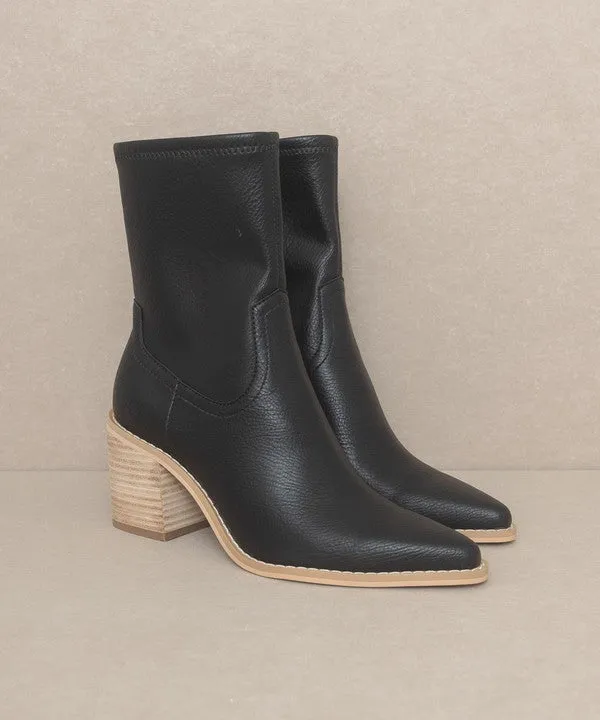 Sleek Ankle Hugging Booties