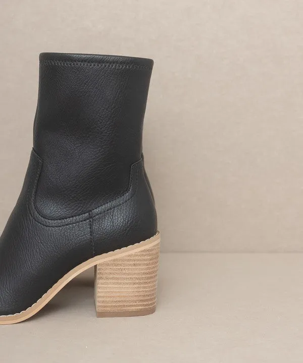 Sleek Ankle Hugging Booties