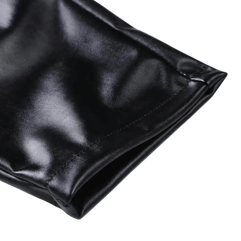 Slim Fit Men's Leather Pants