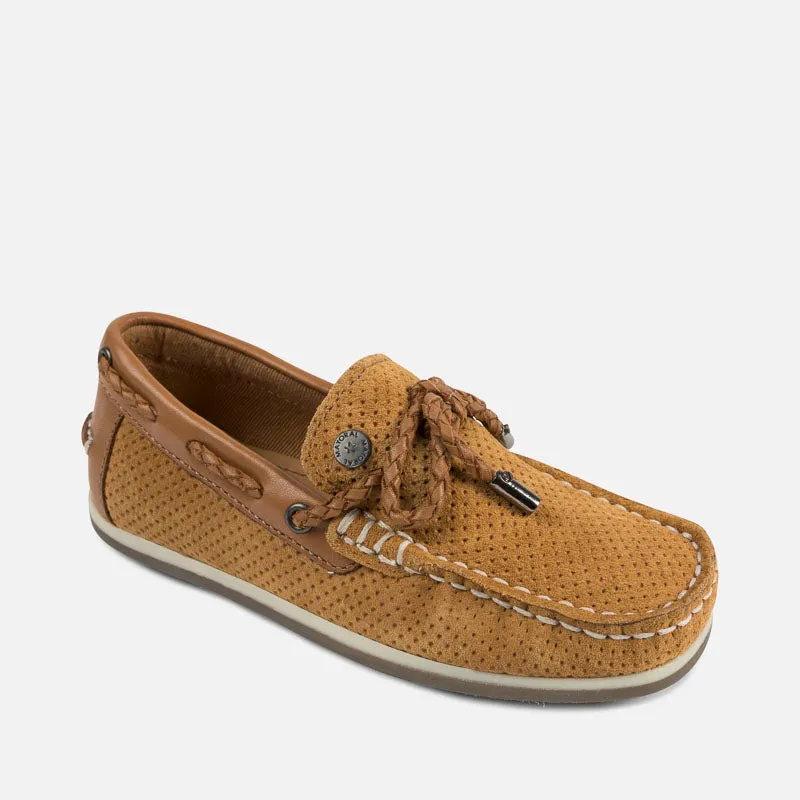 SS18 Mayoral Brown Perforated moccasins 43903