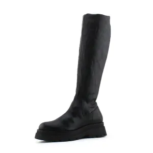 Stradivarius Zipper Thigh High Boots | 100% Authentic Leather