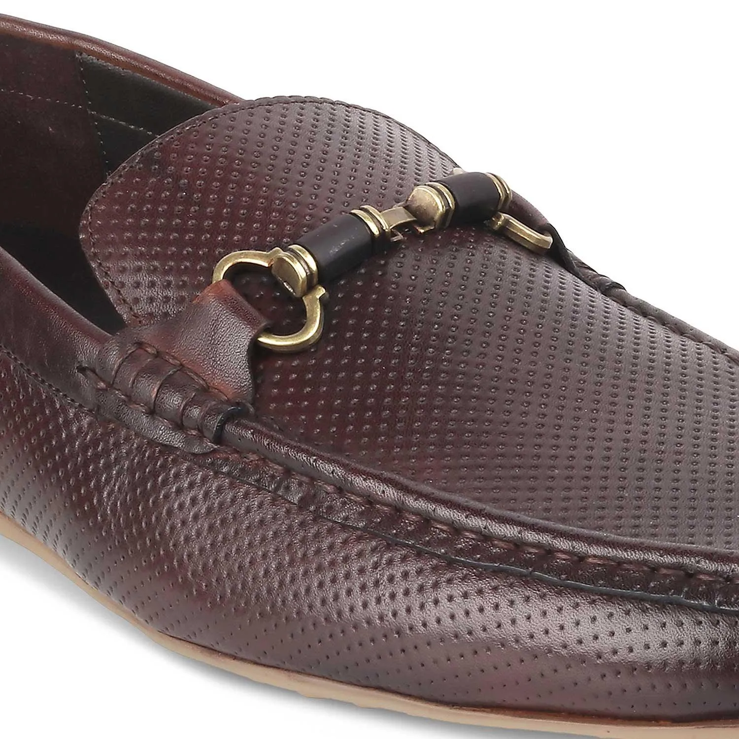 The Cenew Brown Men's Leather Loafers Tresmode