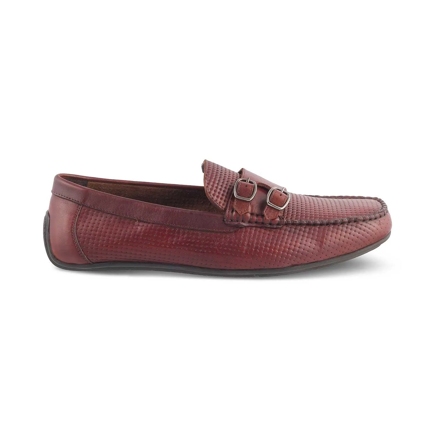 The Yosa Tan Men's Double Monk Shoes Tresmode