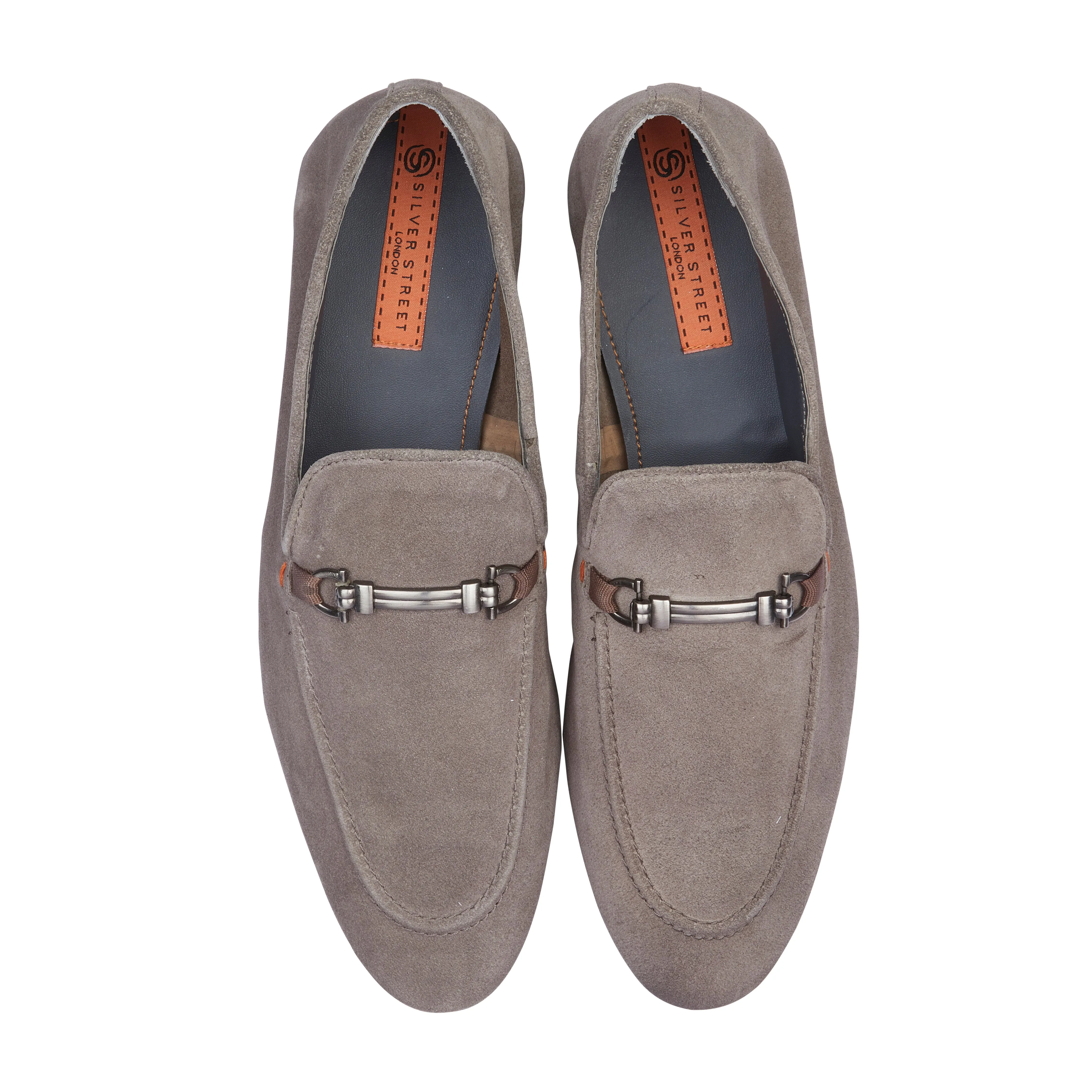 Tottenham Smart Formal Suede Leather Loafer - Grey