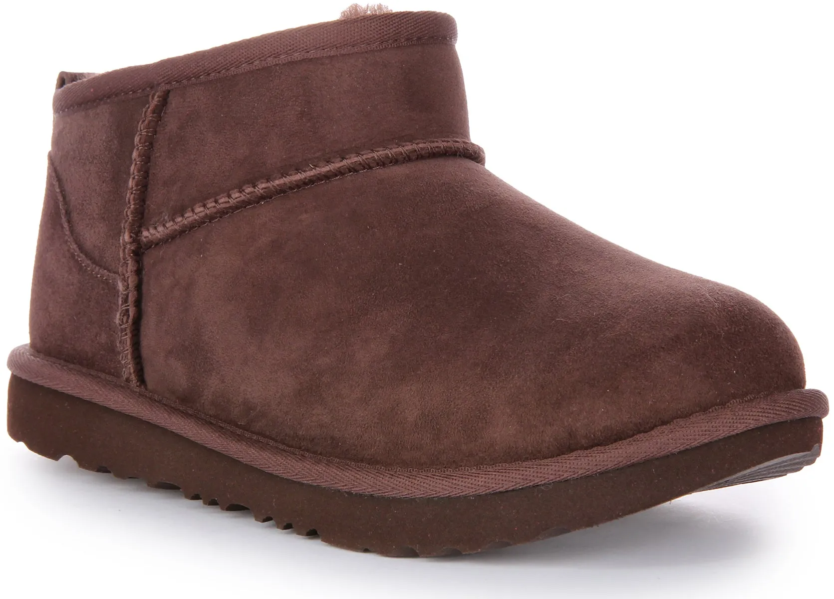 Ugg Australia Clas Ultra Mini In Chocobrown For Juniors