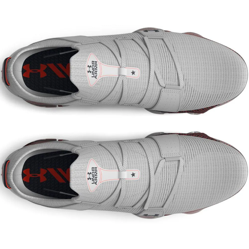 Under Armour HOVR Tour Wide Fit Spikeless Waterproof Shoes - Halo Grey/After Burn/Black