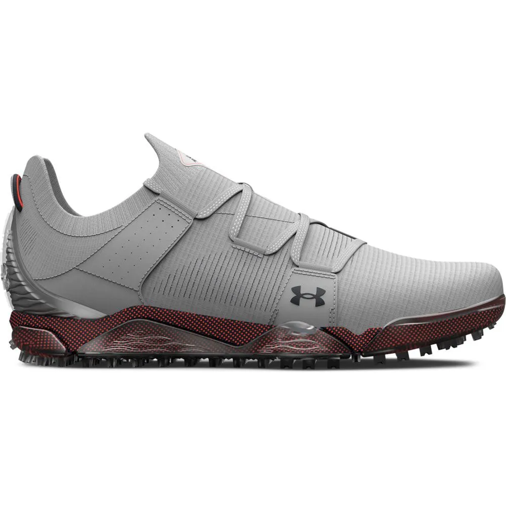 Under Armour HOVR Tour Wide Fit Spikeless Waterproof Shoes - Halo Grey/After Burn/Black