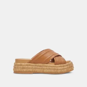 WESLEE SANDALS TAN LEATHER