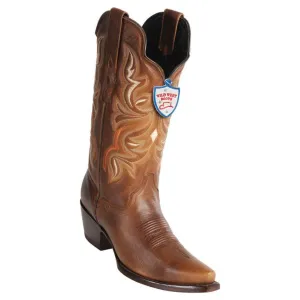 Wild West 2349951 Men's | Color Honey | Women's Wild West Rage Leather Snip Toe Boots Handmade