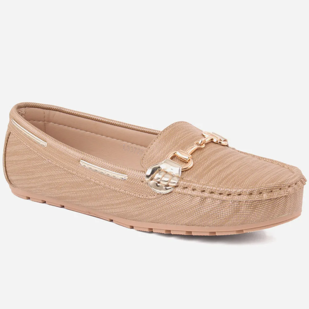 Women "GEHAN" Flat Heel Moccasins