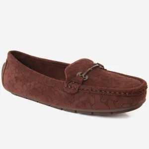 Women "TEMY" Faux Soft Suede Fur Lined Moccasins