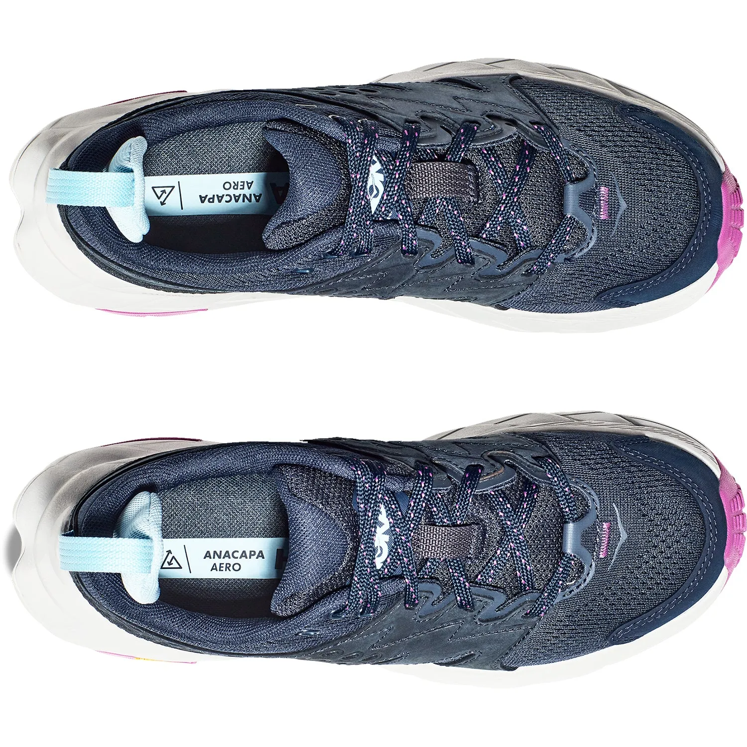 Women's Hoka Anacapa Breeze Low Outer Space/Harbor Mist Mesh