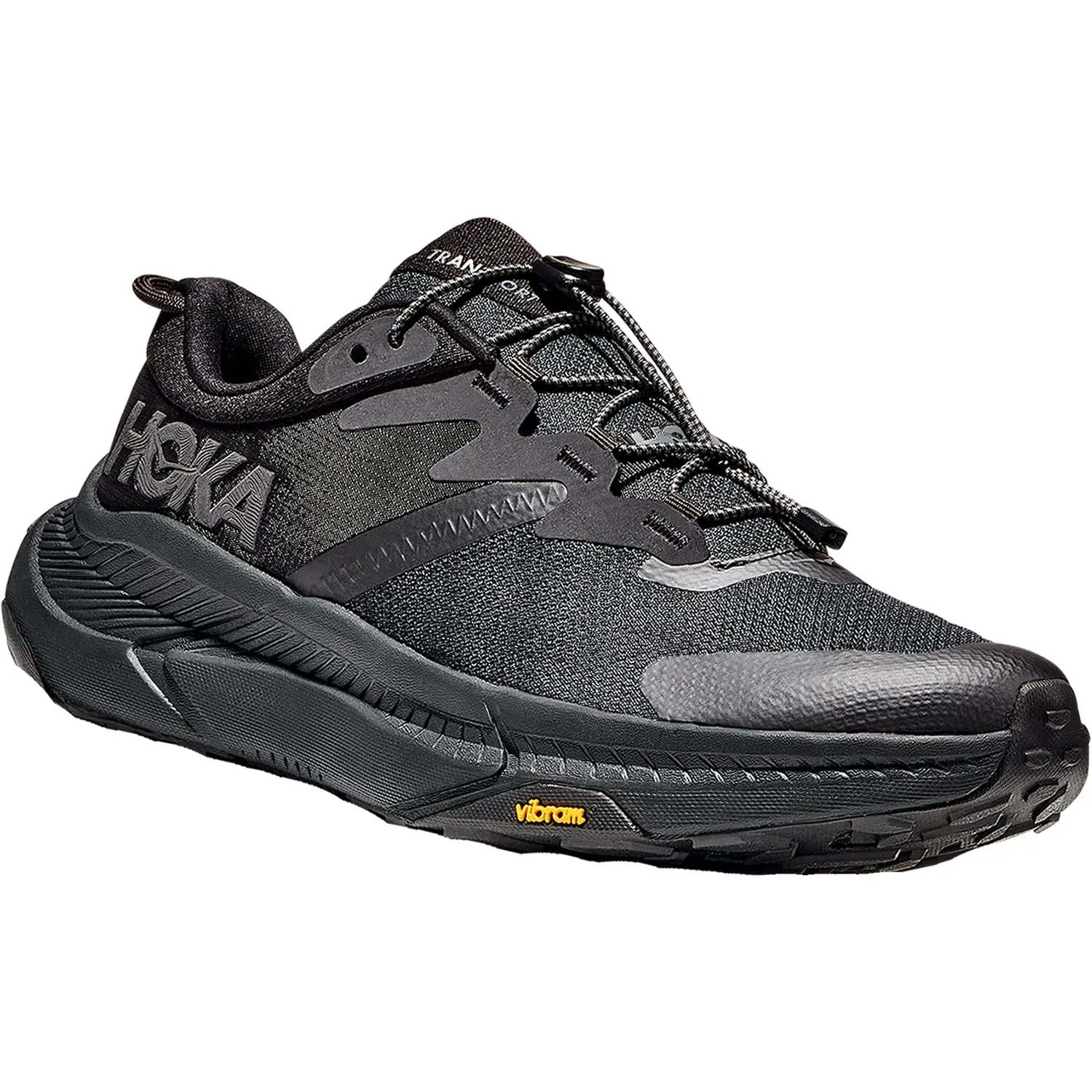 Women's Hoka Transport Black/Black Mesh