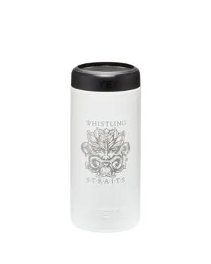 YETI® RAMBLER® 12 OZ COLSTER® SLIM CAN COOLER. WHISTLING STRAITS® LOGO EXCLUSIVELY. 3 COLOR OPTIONS.