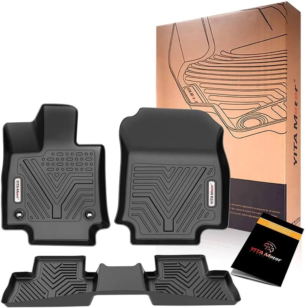 YITAMOTOR® 2019-2024 Toyota RAV4 Floor Mats 1st & 2nd Row All-Weather Protection