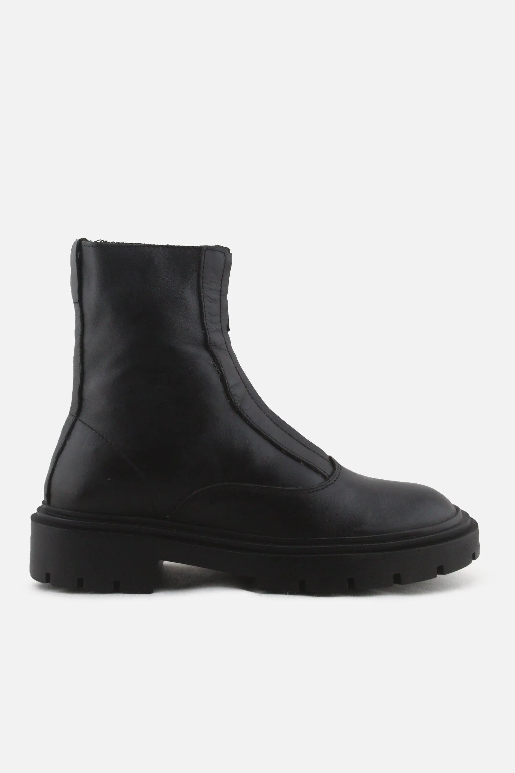 Zara Zipper Chelsea Ankle Boots | 100% Authentic Leather